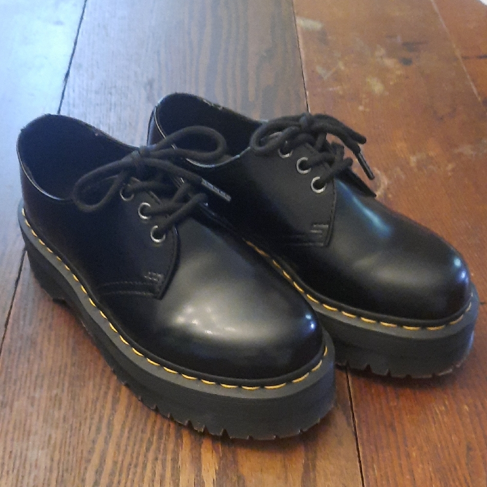 Black Leather Men's Shoes